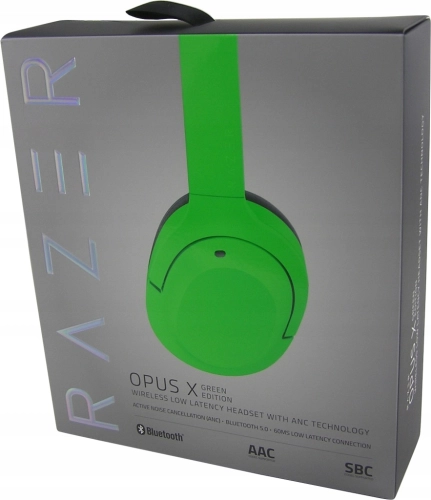 SŁUCHAWKI BEZPRZEWODOWE RAZER OPUS X ANC ZIELONE