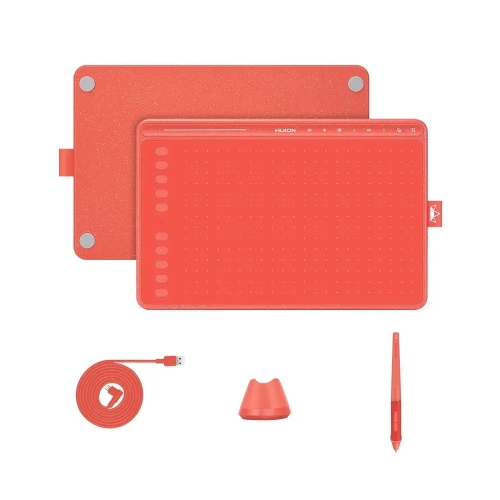 TABLET GRAFICZNY HUION HS611 CZERWONY