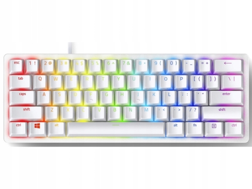KLAWIATURA MECHANICZNA RAZER HUNTSMAN MINI KAILH RED BIAŁA