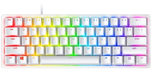 KLAWIATURA MECHANICZNA RAZER HUNTSMAN MINI KAILH RED BIAŁA