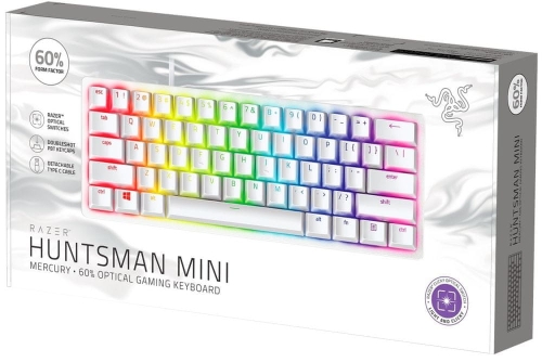KLAWIATURA MECHANICZNA RAZER HUNTSMAN MINI KAILH RED BIAŁA