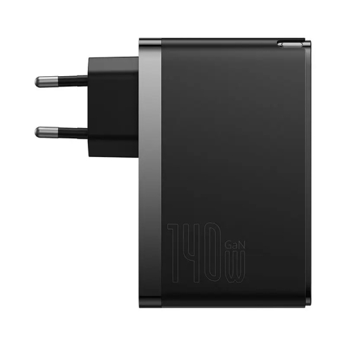 ŁADOWARKA SIECIOWA BASEUS GAN5 PRO 140W 2XUSB-C + USB-A CZARNA