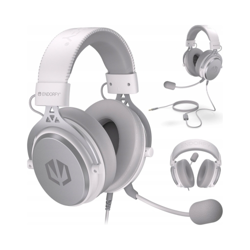 SŁUCHAWKI PRZEWODOWE ENDORFY VIRO ONYX WHITE BIAŁE [EY1A004]