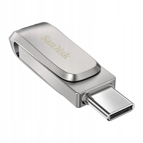PENDRIVE SANDISK ULTRA DUAL DRIVE LUXE 256GB SREBRNY USB 3.2 TYPE-C
