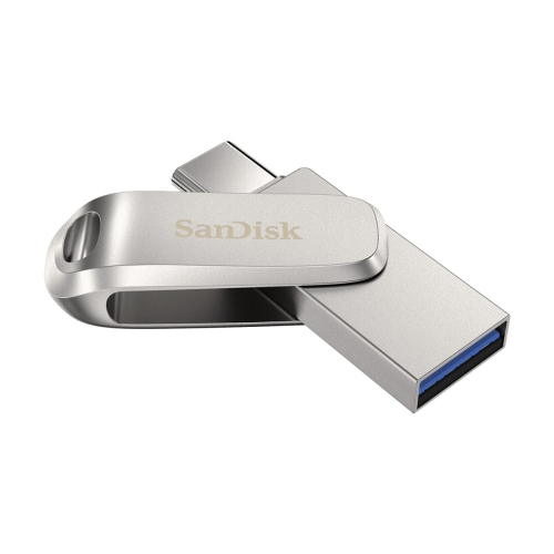 PENDRIVE SANDISK ULTRA DUAL DRIVE LUXE 256GB SREBRNY USB 3.2 TYPE-C