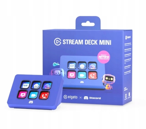KONTROLER DO STREAMINGU ELGATO STREAM DECK MINI DISCORD EDITION