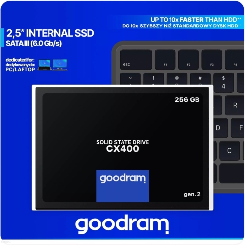 DYSK SSD GOORAM CX400 256GB GEN2 SATA III 2,5"