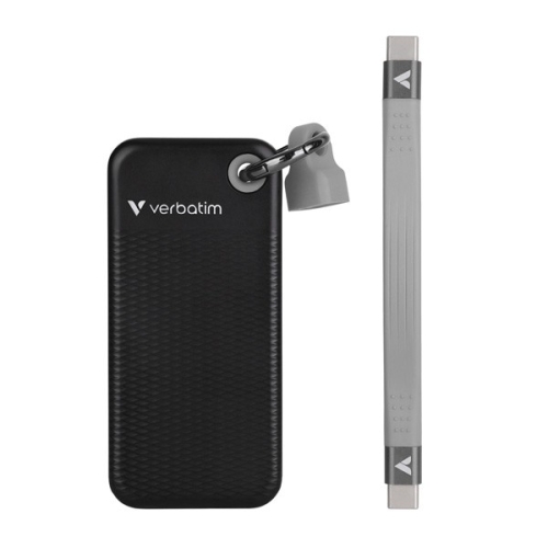 DYSK ZEWNĘTRZNY SSD VERBATIM POCKET 1TB CZARNY USB-C 3.2 GEN2