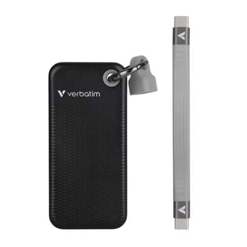 DYSK ZEWNĘTRZNY SSD VERBATIM POCKET 1TB CZARNY USB-C 3.2 GEN2
