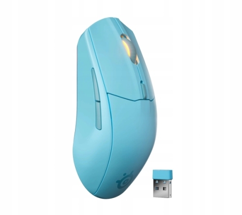 MYSZKA BEZPRZEWODOWA STEELSERIES RIVAL 3 WIRELESS GEN 2 NIEBIESKA AQUA