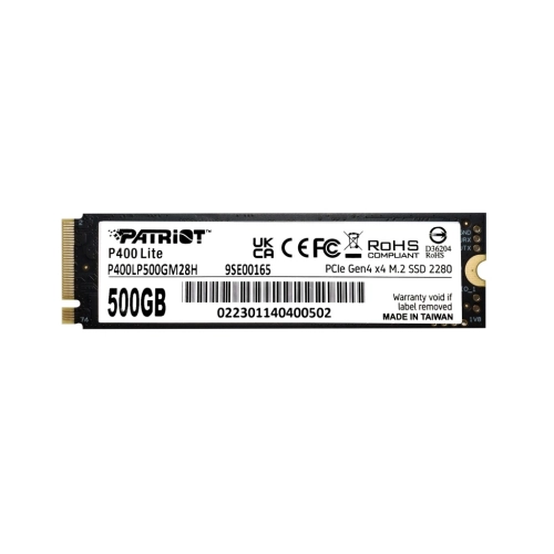DYSK SSD PATRIOT P400 LITE 500GB PCIE GEN4 X4 M.2