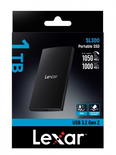 DYSK PRZENOŚNY SSD LEXAR SL300 1TB USB 3.2 GEN2