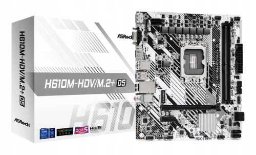 PŁYTA GŁÓWNA ASROCK H610M-HDV/M.2+ D5 MICRO ATX