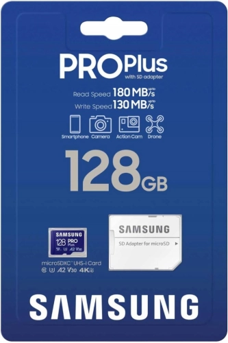 KARTA PAMIĘCI MICROSDXC SAMSUNG PRO PLUS 128GB