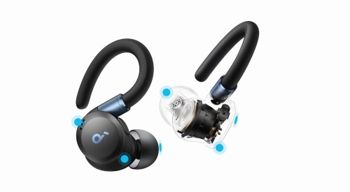 SŁUCHAWKI BEZPRZEWODOWE DOKANAŁOWE SOUNDCORE X20 SPORT CZARNE