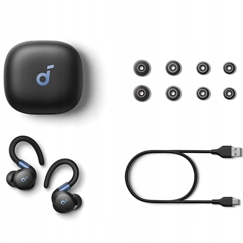 SŁUCHAWKI BEZPRZEWODOWE DOKANAŁOWE SOUNDCORE X20 SPORT CZARNE