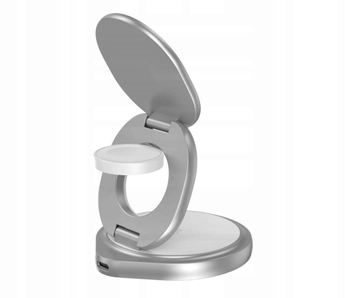 ŁADOWARKA SILVER MONKEY MAGCHARGER MAGNETIC WIRELESS CHARGER 15W 3w1