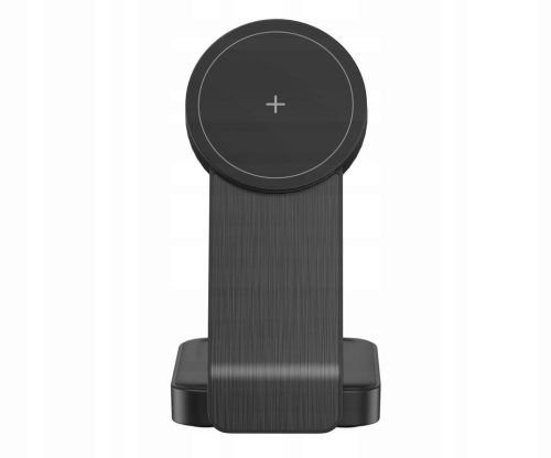 ŁADOWARKA SILVER MONKEY ALU MAGCHARGER QI2 3in1 CZARNA