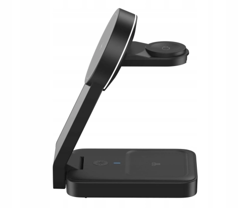 ŁADOWARKA SILVER MONKEY ALU MAGCHARGER QI2 3in1 CZARNA